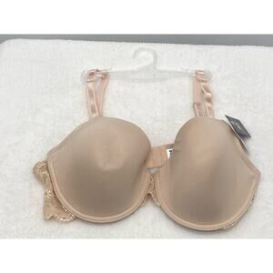 Wacoal Women’s Full Figure‎ French Garden Contour Bra Size 40D Nude 85340
